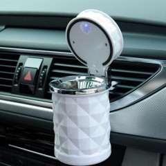 汽車煙灰缸多功能出風口掛式車用車載煙灰缸帶LED燈汽車內飾用品