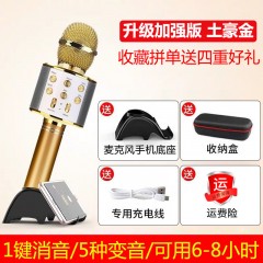 手機(jī)全民K歌神器無(wú)線藍(lán)牙兒童麥克風(fēng)專(zhuān)供話筒